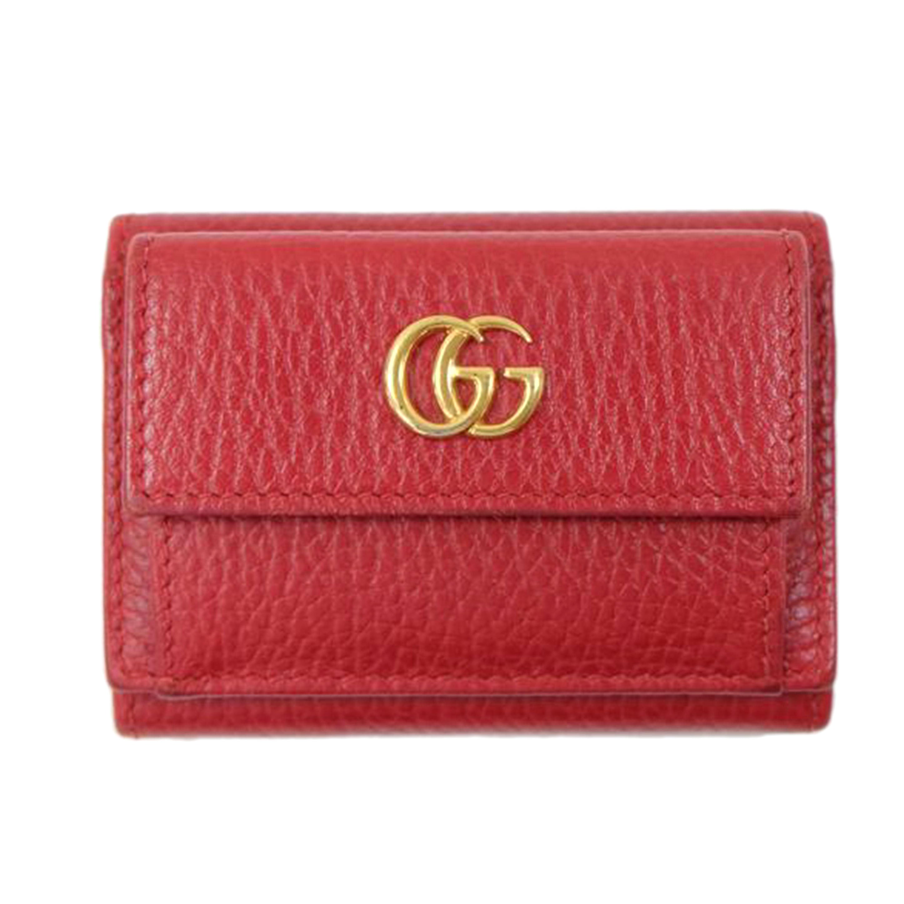 GＵＣＣＩ グッチ/ＧＧプチマーモント三つ折り財布/523277//0416/ABランク/71