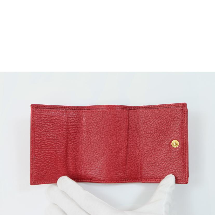 GＵＣＣＩ グッチ/ＧＧプチマーモント三つ折り財布/523277//0416/ABランク/71