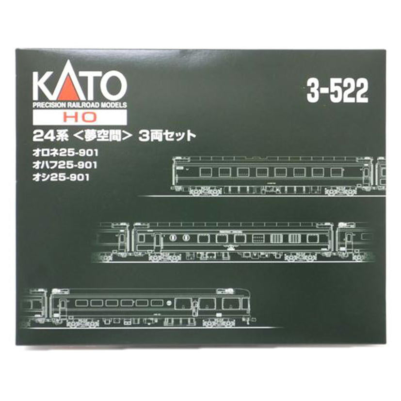 ＫＡＴＯ カトー/ＨＯゲージ　１／８０　２４系　＜夢空間＞　３両セット/3-522//ABランク/88