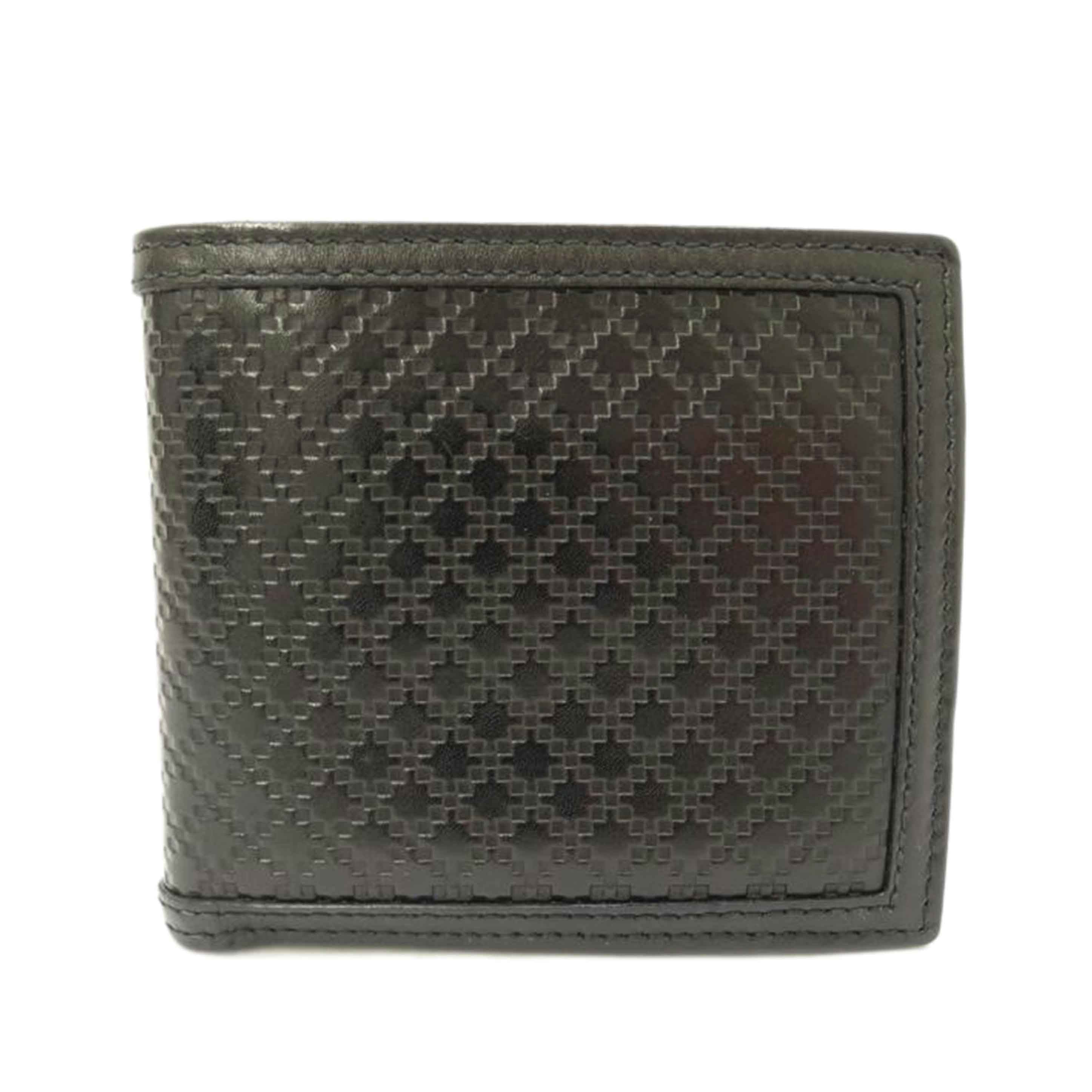 ＧＵＣＣＩ グッチ　黒　レザー　メンズ/ディアマンテ二つ折り財布／ブラック/237359//095*/Aランク/69