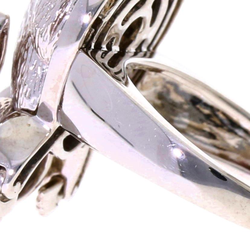 Ｋ１８ＷＧ/Ｋ１８ＷＧ　ラビットＲ　＃１７/9.8g//0.09/0.04ct/ABランク/75