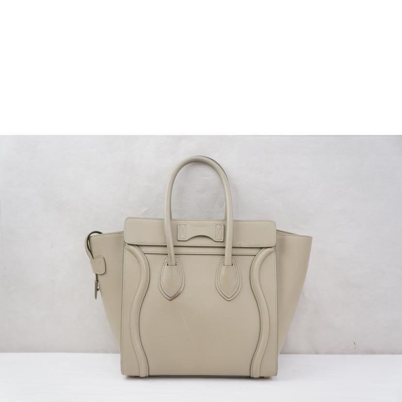 CÉLINE ラゲージ マイクロベージュ トートバッグ CELINE 未使用品 セリーヌ ラゲージ マイクロショッパー