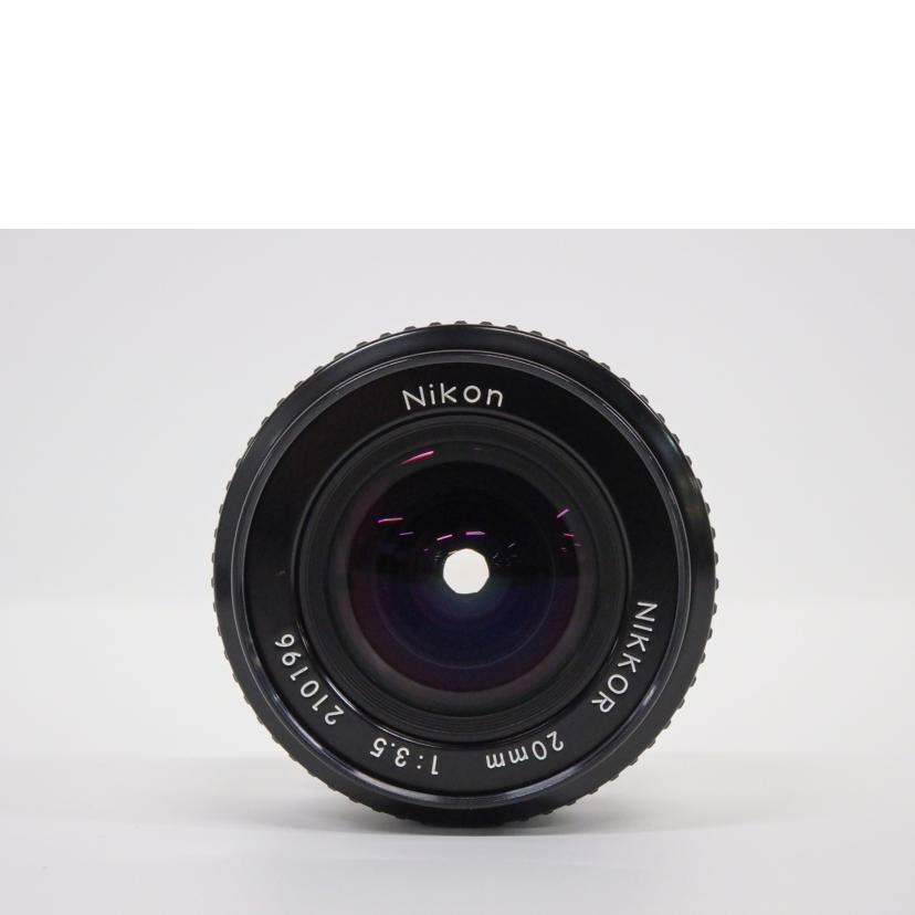 Ｎｉｋｏｎ ニコン/交換レンズ／２０ｍｍ/Ai-S Nikkor 20mm F3.5//210196/Bランク/72