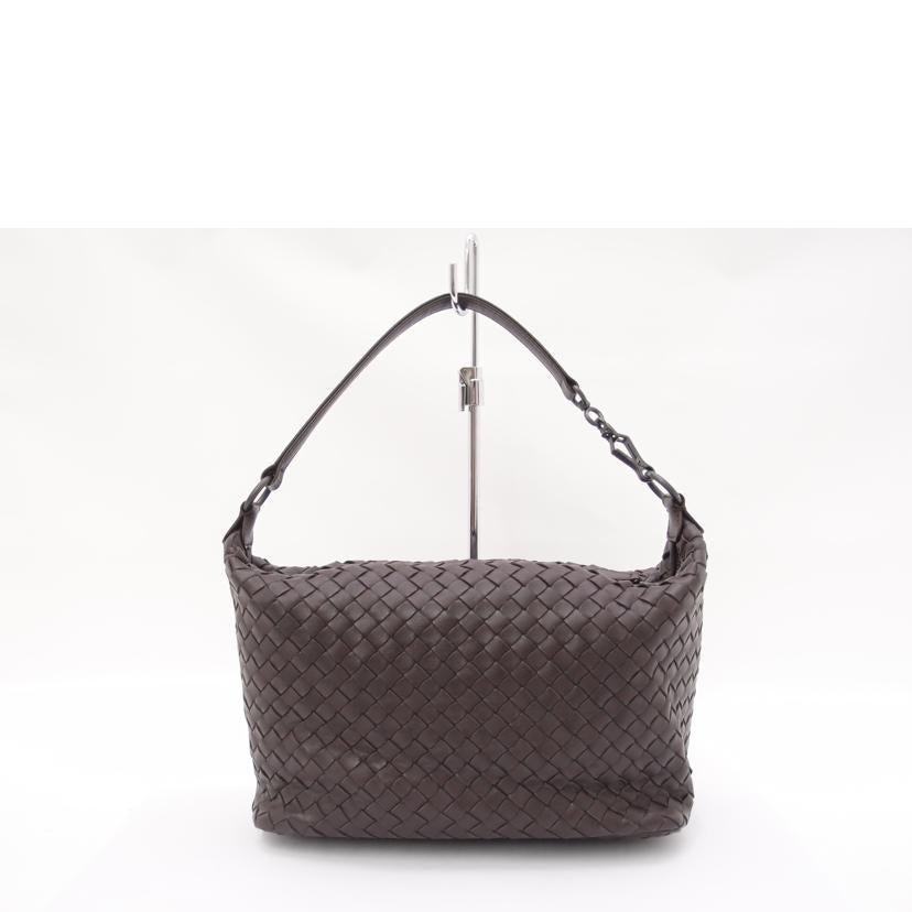 ＢＯＴＴＥＧＡ　ＶＥＮＥＴＡ ボッテガ　ヴェネタ　ハンド　レザー　茶/イントレチャートワンショルダー／ブラウン//Aランク/69