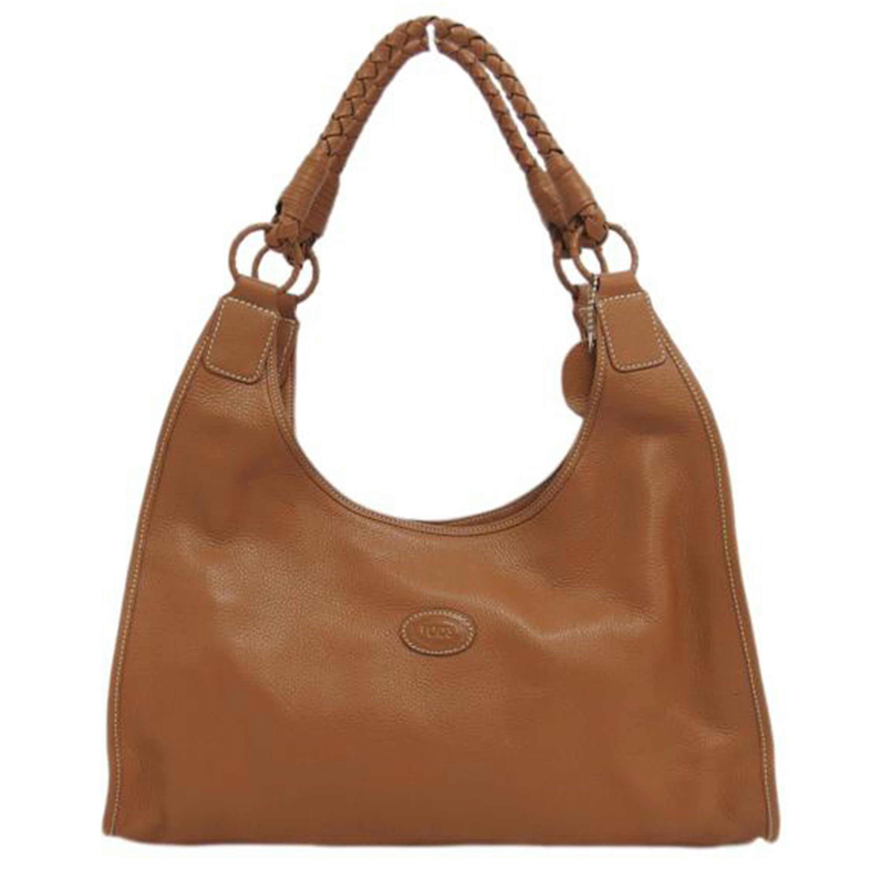 ＴＯＤ＇Ｓ トッズ/レザーセミショルダーバッグ／キャメル//ABランク/04