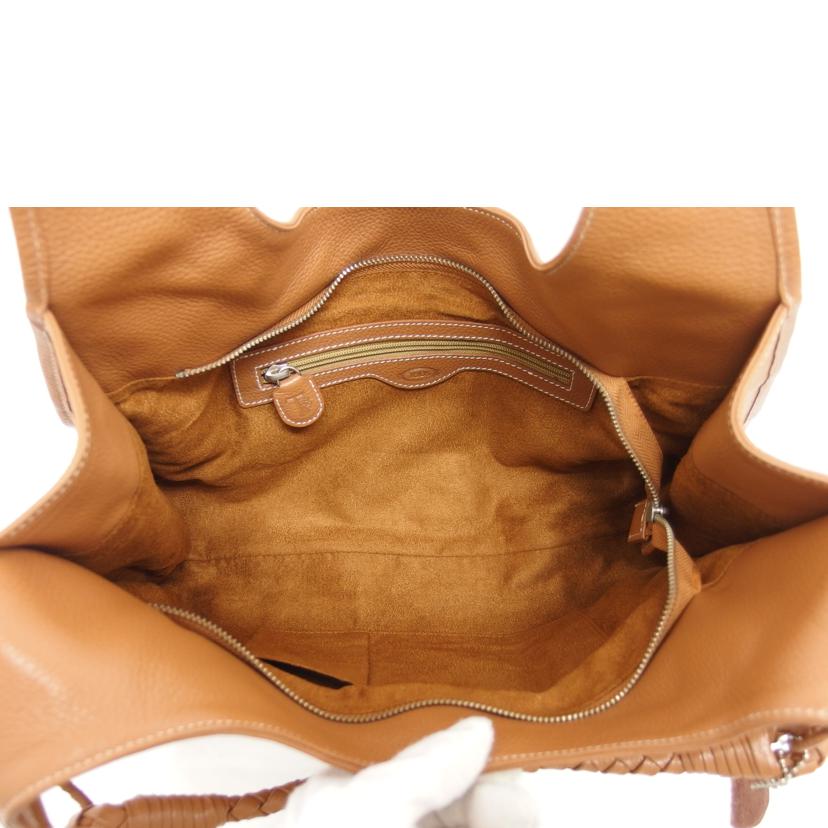 ＴＯＤ＇Ｓ トッズ/レザーセミショルダーバッグ／キャメル//ABランク/04