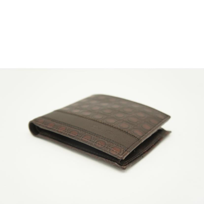 Ｓａｌｖａｔｏｒｅ　Ｆｅｒｒａｇａｍｏ サルヴァトーレ・フェラガモ/ガンチーニ二つ折り財布/668734//Aランク/05