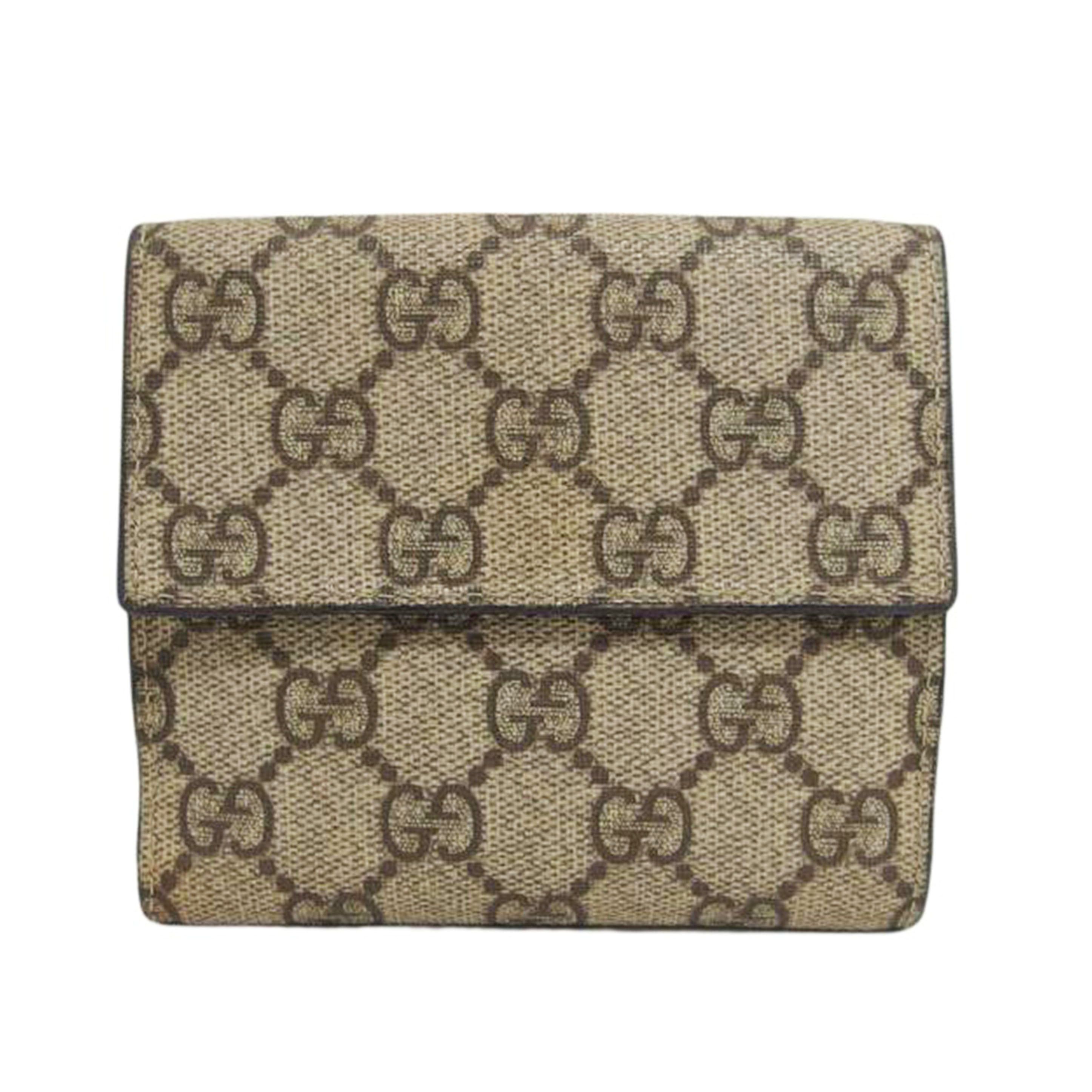 ＧＵＣＣＩ グッチ/ＧＧプラス／Ｗホック三つ折り財布/115052//2888/ABランク/04