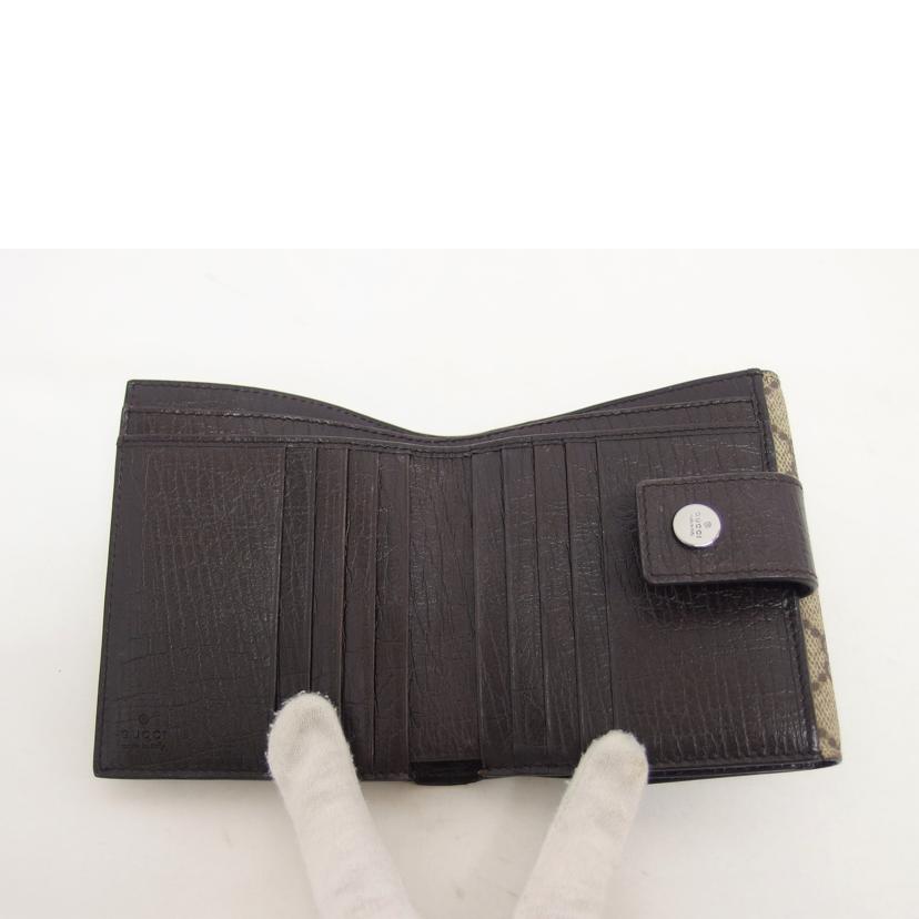 ＧＵＣＣＩ グッチ/ＧＧプラス／Ｗホック三つ折り財布/115052//2888/ABランク/04
