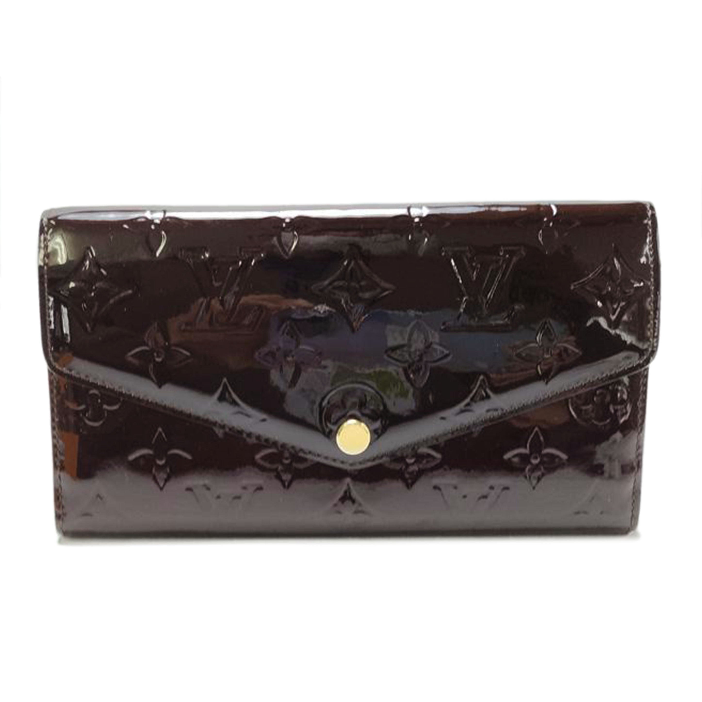 ＬＶ ルイヴィトン/ポルトフォイユ　サラ　ヴェルニ　アマラント/M90152//TA0186/ABランク/52