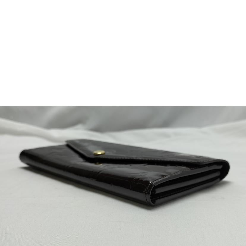 ＬＶ ルイヴィトン/ポルトフォイユ　サラ　ヴェルニ　アマラント/M90152//TA0186/ABランク/52