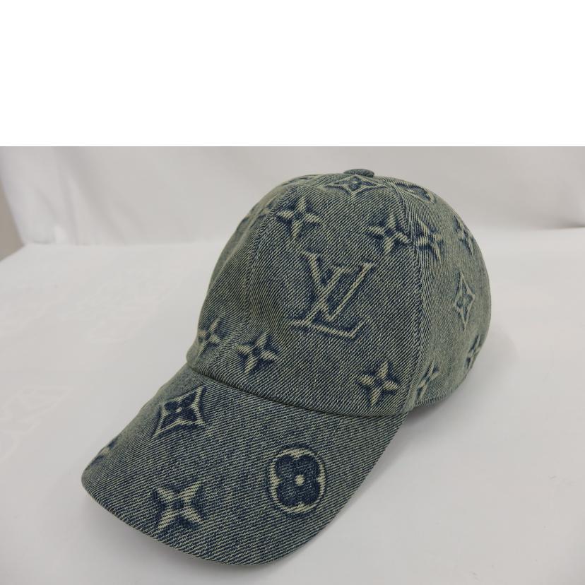 ＬＯＵＩＳ　ＶＵＩＴＴＯＮ ﾙｲｳﾞｨﾄﾝ/キャップ／モノグラムウォッシュドデニム/M7156L//Aランク/82