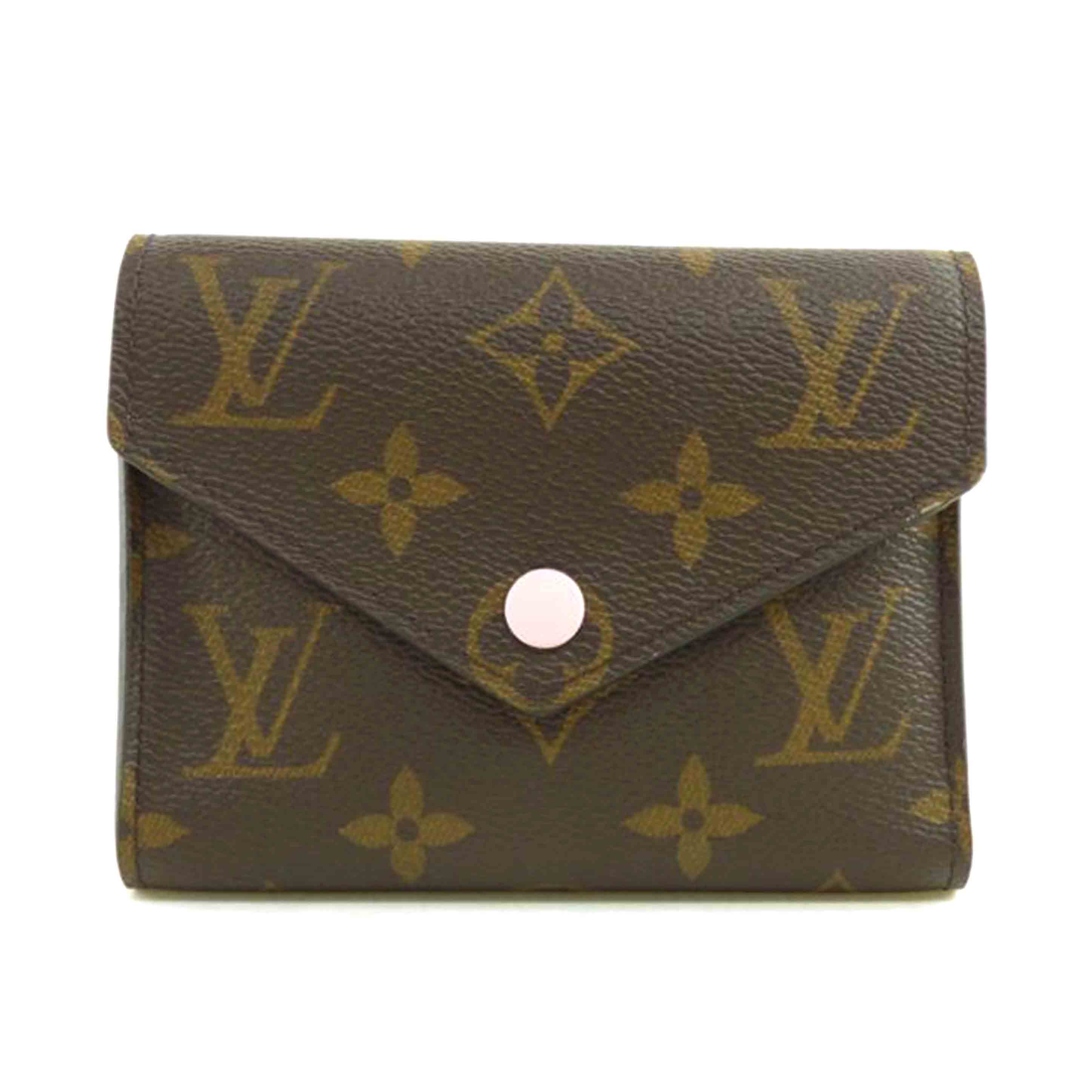ＬＯＵＩＳ　ＶＵＩＴＴＯＮ ルイ・ヴィトン/ポルトフォイユ・ヴィクトリーヌ／モノグラム／ローズバレリーヌ/M62360//IC/ABランク/64