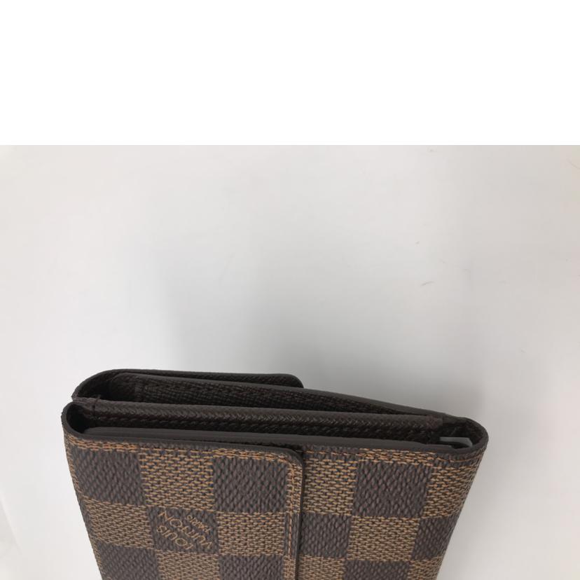 ＬＯＵＩＳ　ＶＵＩＴＴＯＮ ルイヴィトン/ポルトモネビエ・カルトクレディ／ダミエ／エベヌ/N61652//SP4141/Aランク/13