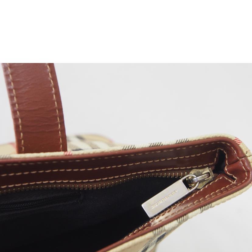 ＢＵＲＢＥＲＲＹ ﾊﾞｰﾊﾞﾘｰ/ヘイマーケットチェック／ＰＶＣトート/T-04-01//ABランク/78