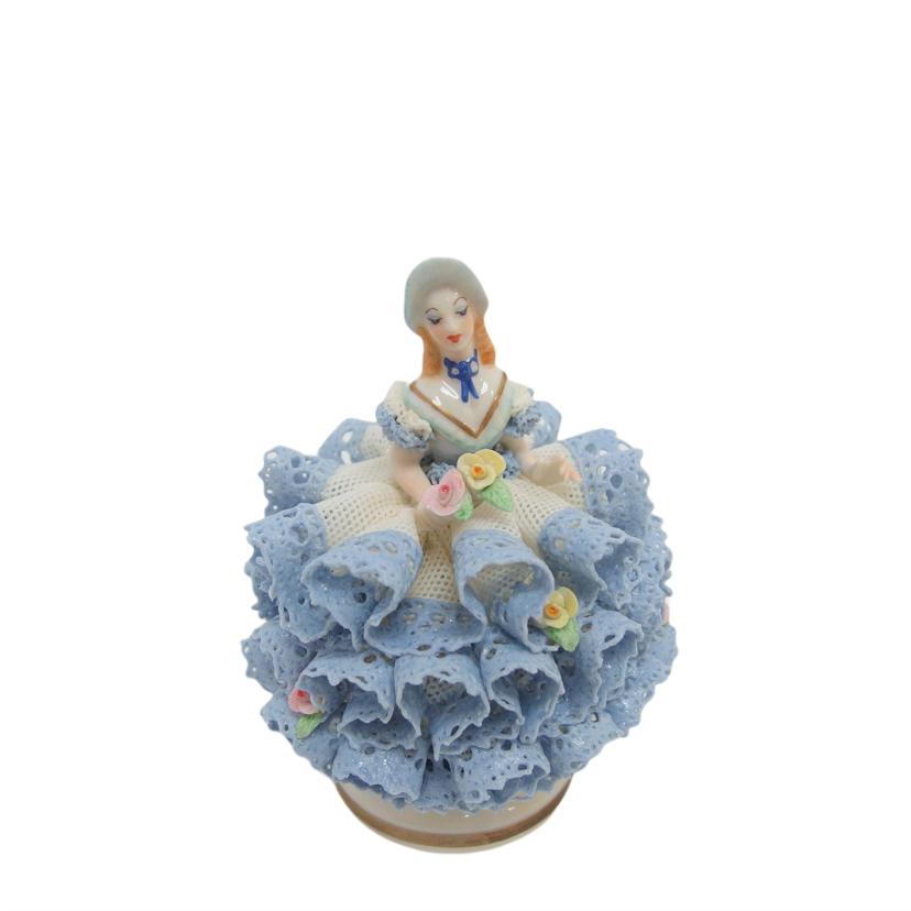 ＩＲＩＳＨ　ＤＲＥＳＤＥＮ アイリッシュドレスデン/フィギュリン／ｓｙｌｖｉａ　ｌｒｅｌａｎｄ／レースドール／ブルー//Aランク/04