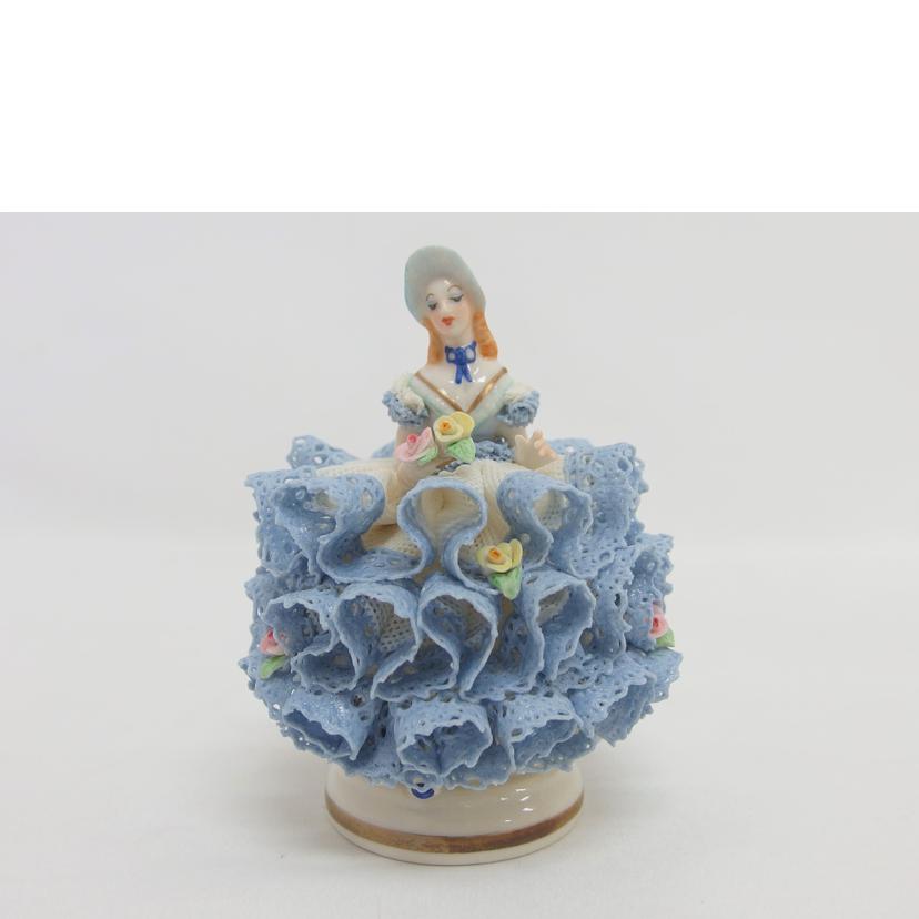 ＩＲＩＳＨ　ＤＲＥＳＤＥＮ アイリッシュドレスデン/フィギュリン／ｓｙｌｖｉａ　ｌｒｅｌａｎｄ／レースドール／ブルー//Aランク/04