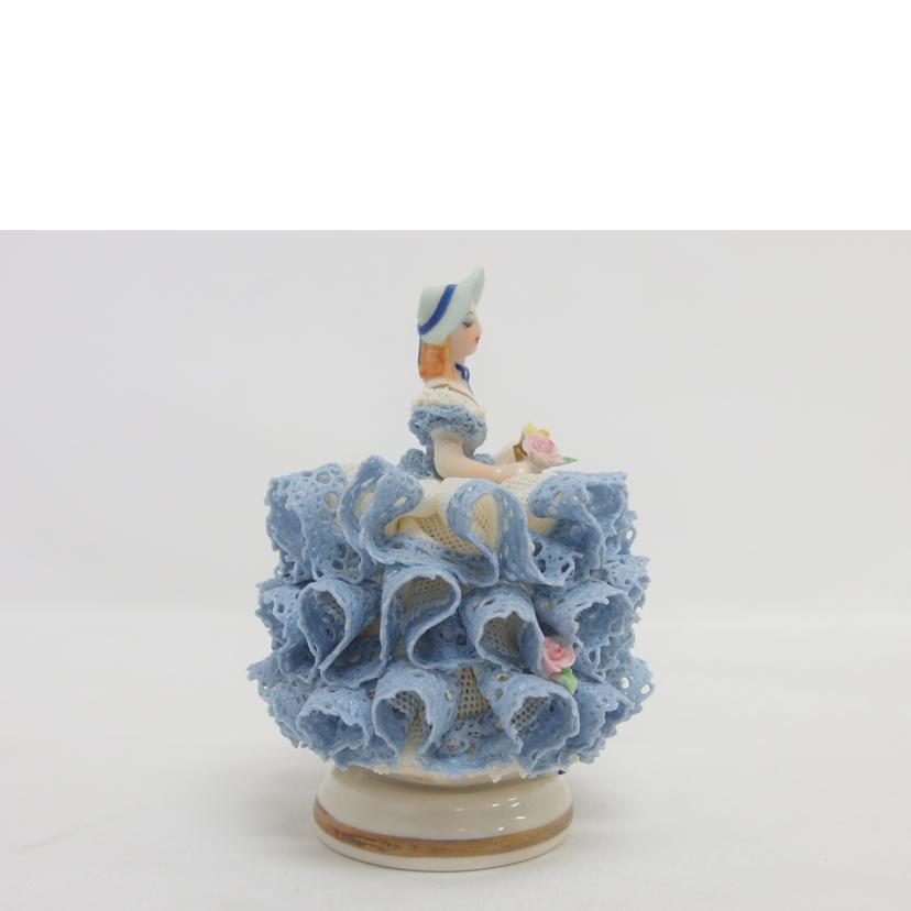ＩＲＩＳＨ　ＤＲＥＳＤＥＮ アイリッシュドレスデン/フィギュリン／ｓｙｌｖｉａ　ｌｒｅｌａｎｄ／レースドール／ブルー//Aランク/04
