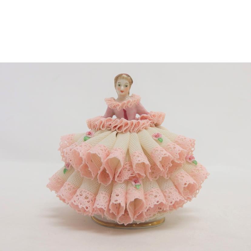 ＩＲＩＳＨ　ＤＲＥＳＤＥＮ アイリッシュドレスデン/フィギュリン／ｐａｍｅｌａ　ｌｒｅｌａｎｄ／レースドール／ピンク//Aランク/04