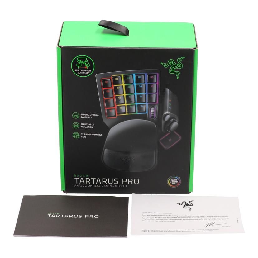 ＲＡＺＥＲ レイザー/ゲーミングキーパッド／Ｔａｒｔａｒｕｓ　Ｐｒｏ/RZ07-03110100-R3M1//PM2124F36300241/Aランク/77