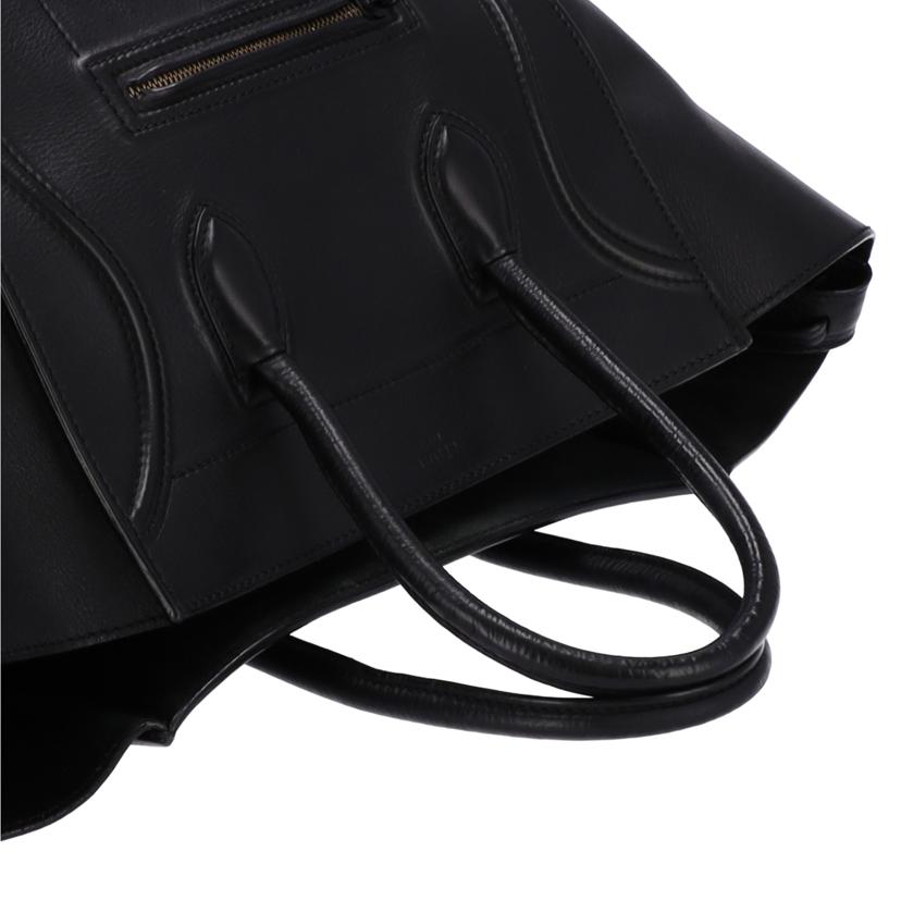 ＣＥＬＩＮＥ セリーヌ　バッグ　ハンドバッグ　トートバッグ　レザー　レディース　ブラック/ラゲージファントム／ブラック//1121/Bランク/75