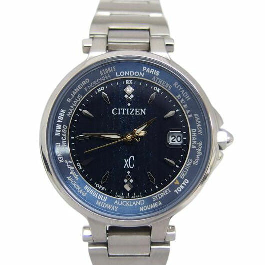 ＣＩＴＩＺＥＮ シチズン/ＸＣ／ハッピーフライト１Ｐダイヤ／エコドライブ／電波ソーラー/H246-T024726//9N1050287/Aランク/04