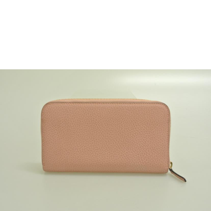 ＧＵＣＣＩ グッチ/インターロッキングＧラウンドジップ長財布ピンク/449347//525040/ABランク/87