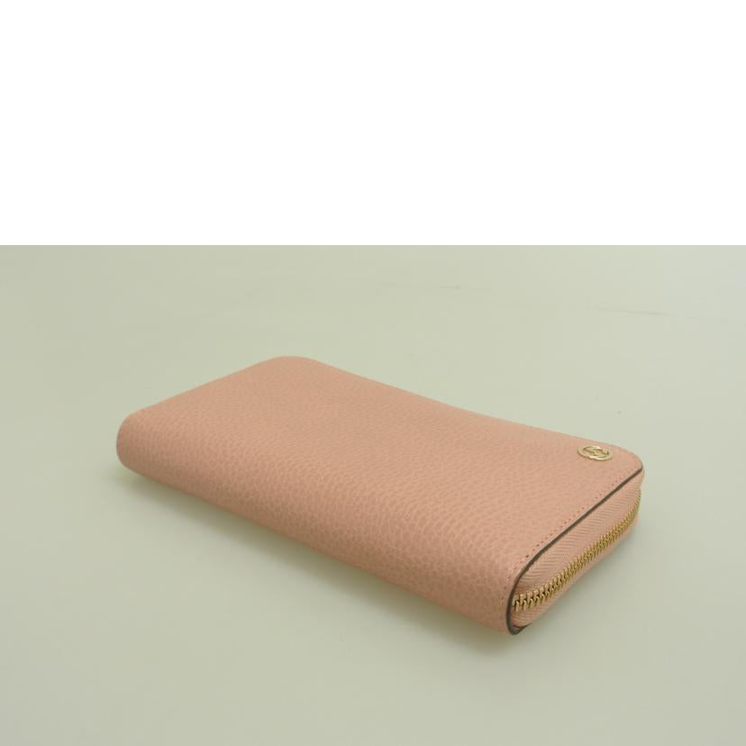 ＧＵＣＣＩ グッチ/インターロッキングＧラウンドジップ長財布ピンク/449347//525040/ABランク/87