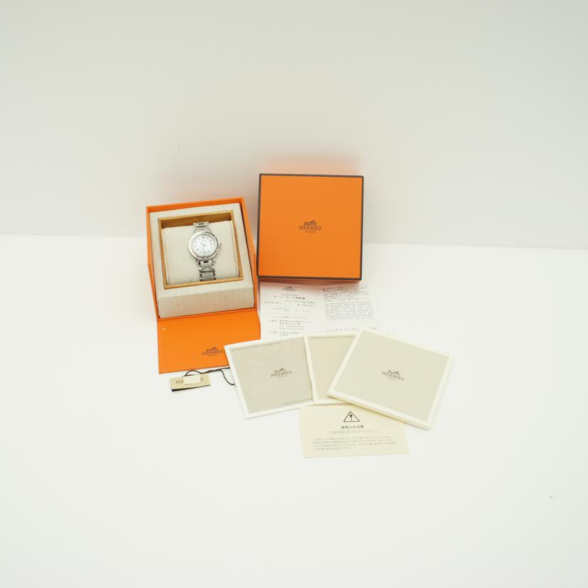 ＨＥＲＭＥＳ エルメス/クリッパーデイト／シェル文字盤/CL6.410//245****/Aランク/75