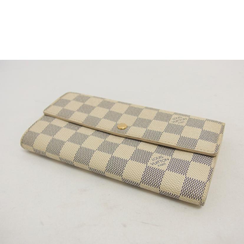 ＬＶ ルイヴィトン/ポルトフォイユ・サラ／ダミエ／アズール/N61735//MI3077/Bランク/04
