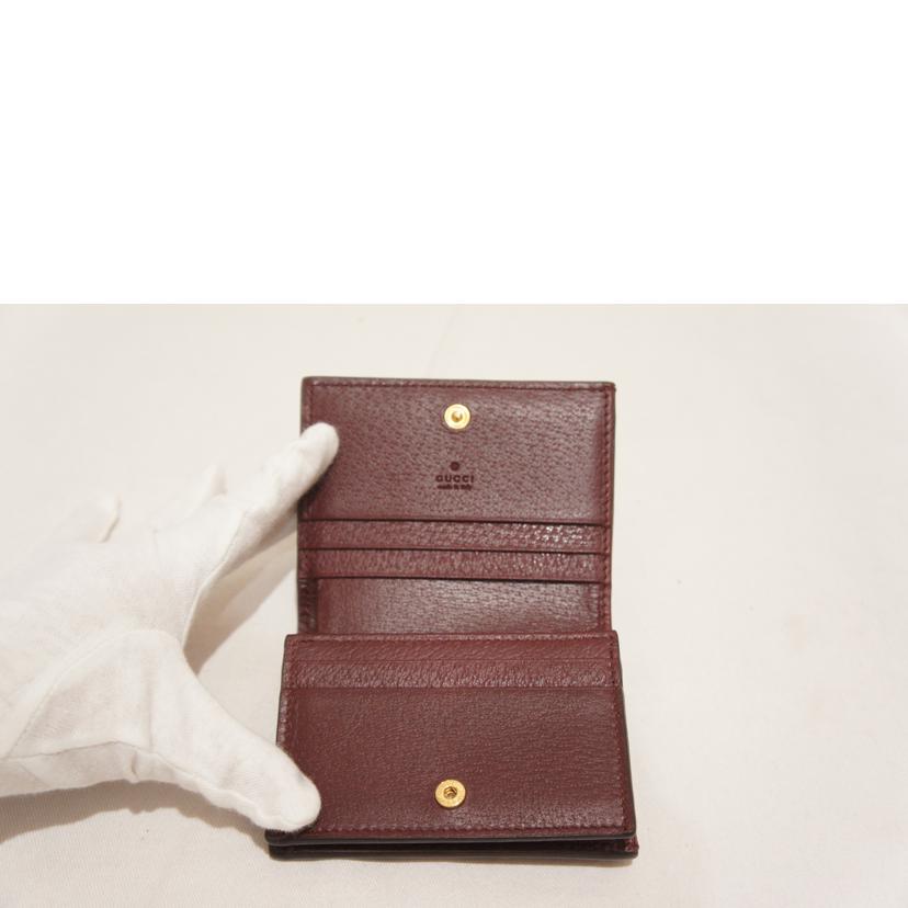 ＧＵＣＣＩ グッチ/オフデイアＧＧカードケースウオレット/523155//0416/ABランク/94