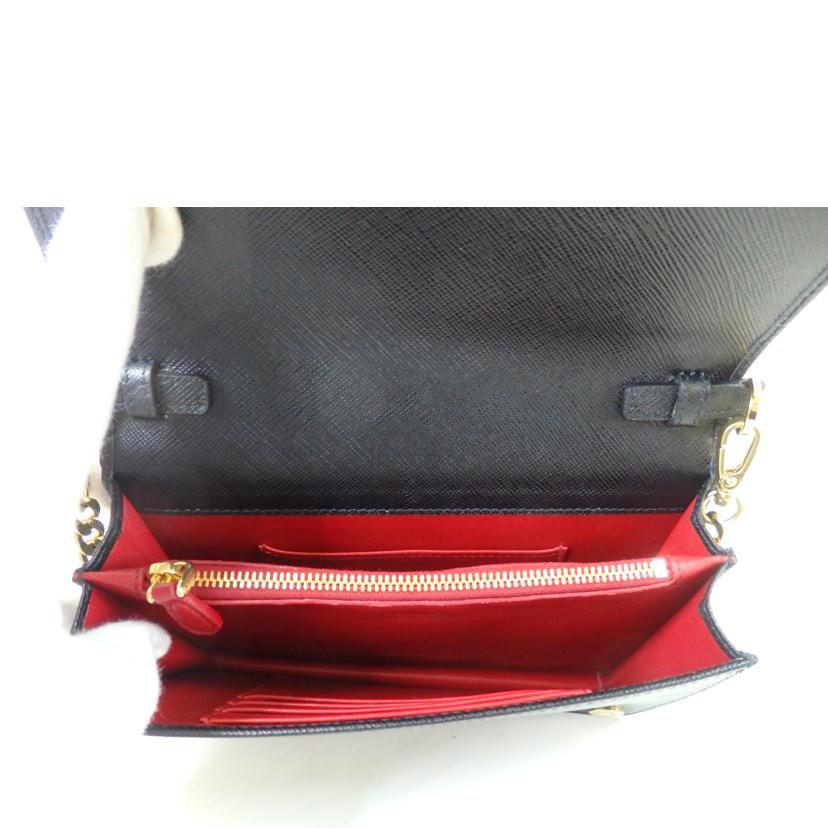 ＰＲＡＤＡ プラダ/サフィアーノ２ｗａｙチェーンショルダーウォレット/1BP006//62B/Aランク/84