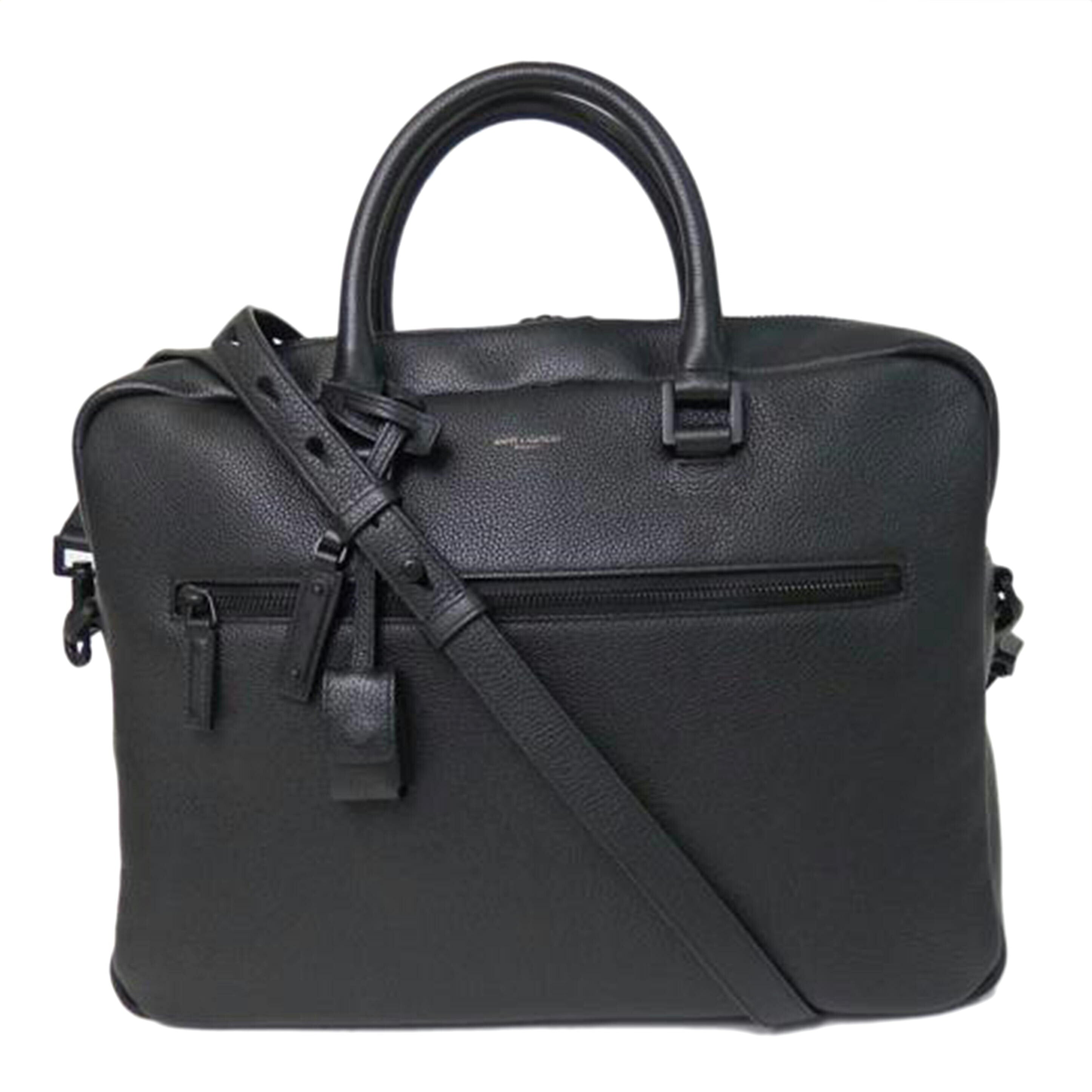 ＳＡＩＮＴ　ＬＡＵＲＥＮＴ　 サンローラン/レザーブリーフケース／サック・ド・ジュール/656670 DTI0Z//MAL656670･1020/Aランク/84