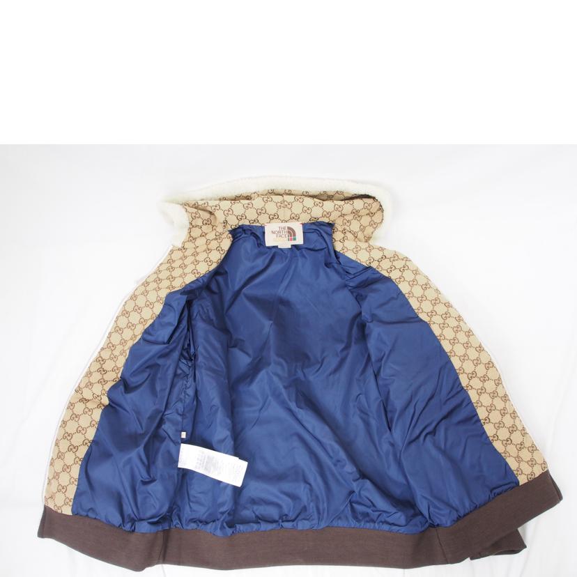 ＧＵＣＣＩ グッチ/２１ＳＳ　ノースフェイス　ＧＧキャンバス　シアリングジャケット　ボア/644582//Aランク/78