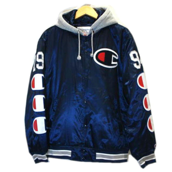 1円スタート[新品未使用]即完売18awSupreme Champion Hooded SweatshirtシュプリームMサイズ チャンピオンコラボ パーカー JVC HA-FD01 カナル型イヤホン 中古