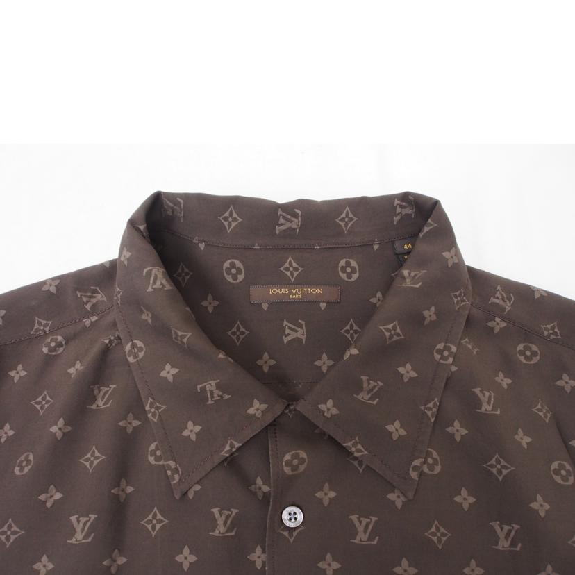 LOUIS VUITTON ルイ･ヴィトン/半袖シャツ モノグラム オープンカラー シルク/44/ルイ･ヴィトン/Bランク/78【中古】