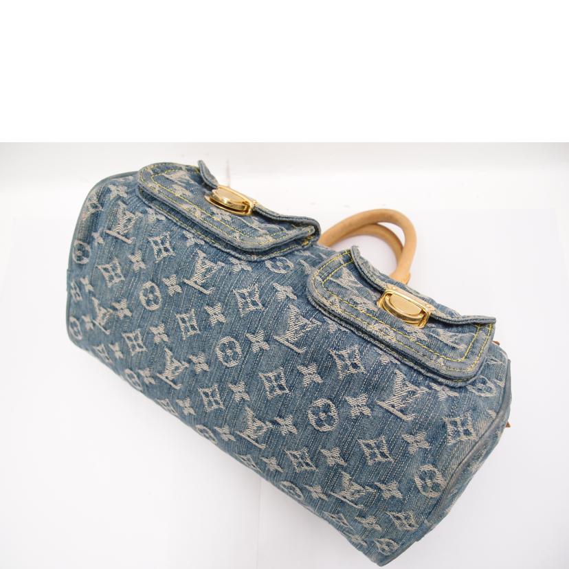 ＬＯＵＩＳ　ＶＵＩＴＴＯＮ ルイ・ヴィトン　ミニボストン　ハンドバック　ブルー　青/ネオスピーディ／モノグラムデニム/M95019//SP0***/Bランク/69