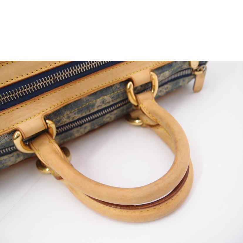 ＬＯＵＩＳ　ＶＵＩＴＴＯＮ ルイ・ヴィトン　ミニボストン　ハンドバック　ブルー　青/ネオスピーディ／モノグラムデニム/M95019//SP0***/Bランク/69