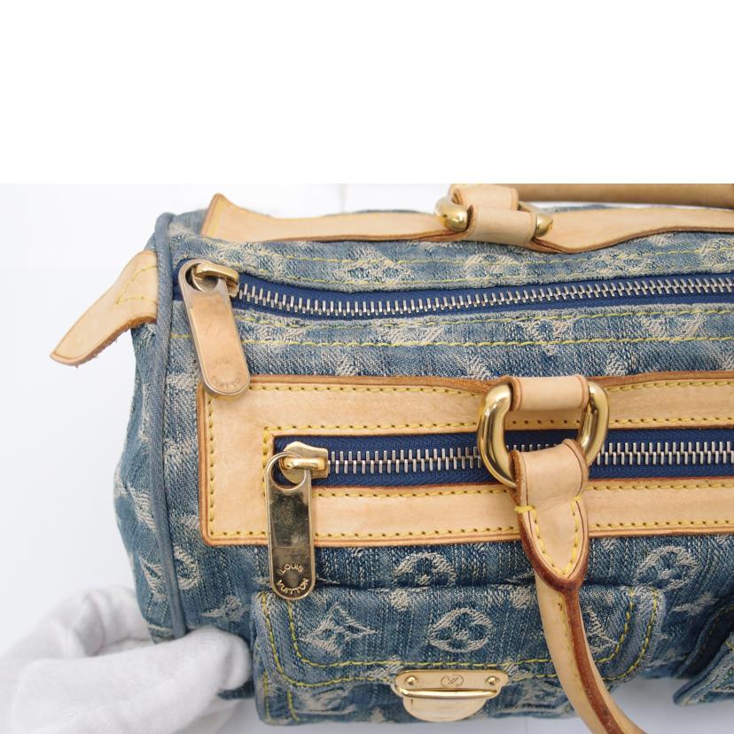ＬＯＵＩＳ　ＶＵＩＴＴＯＮ ルイ・ヴィトン　ミニボストン　ハンドバック　ブルー　青/ネオスピーディ／モノグラムデニム/M95019//SP0***/Bランク/69