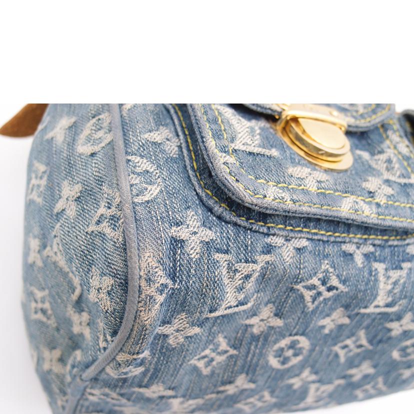ＬＯＵＩＳ　ＶＵＩＴＴＯＮ ルイ・ヴィトン　ミニボストン　ハンドバック　ブルー　青/ネオスピーディ／モノグラムデニム/M95019//SP0***/Bランク/69