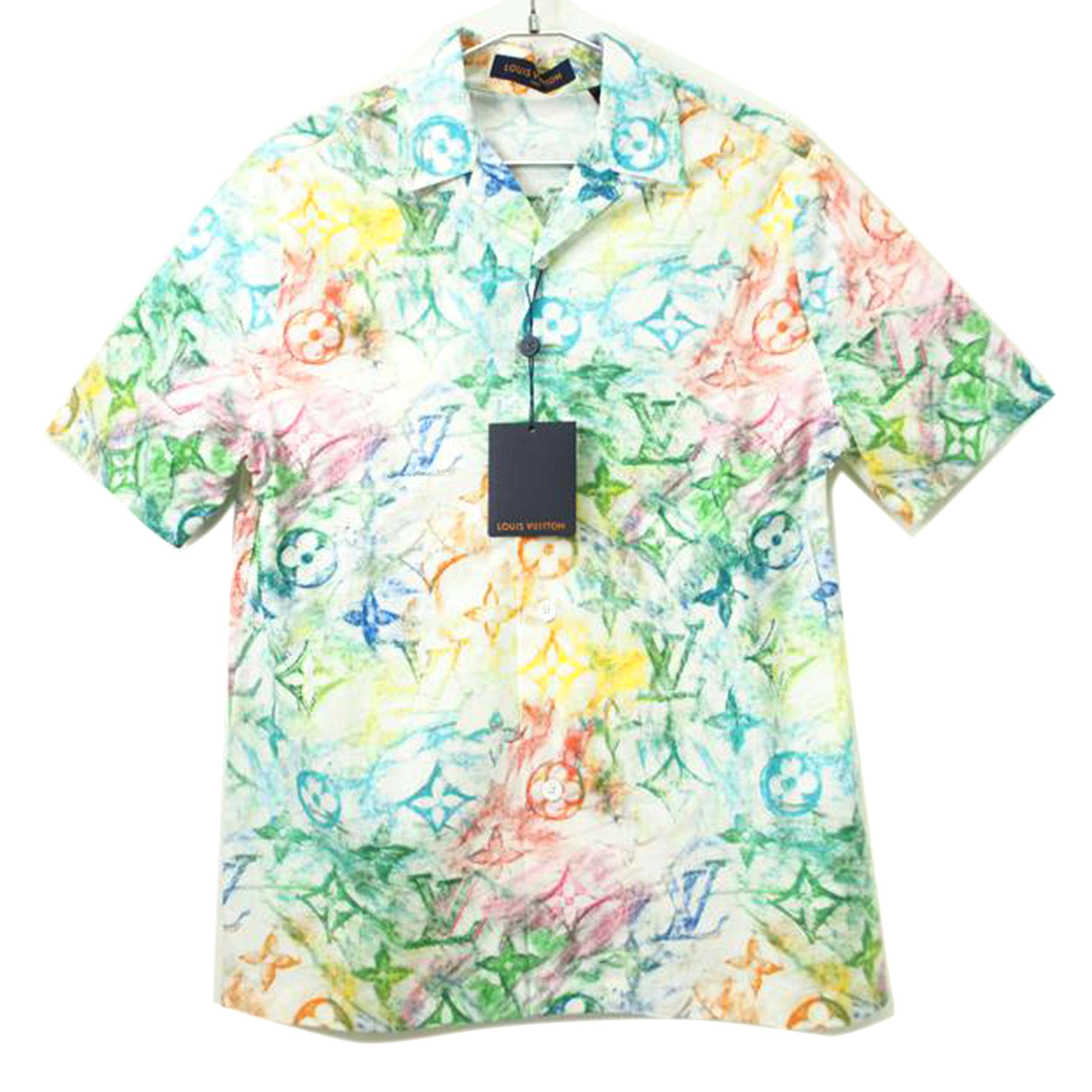ＬＯＵＩＳ　ＶＵＩＴＯＯＮ ルイヴィトン/マルチカラー　モノグラム　　オープンカラーシャツ　２１ＳＳ　//Aランク/78
