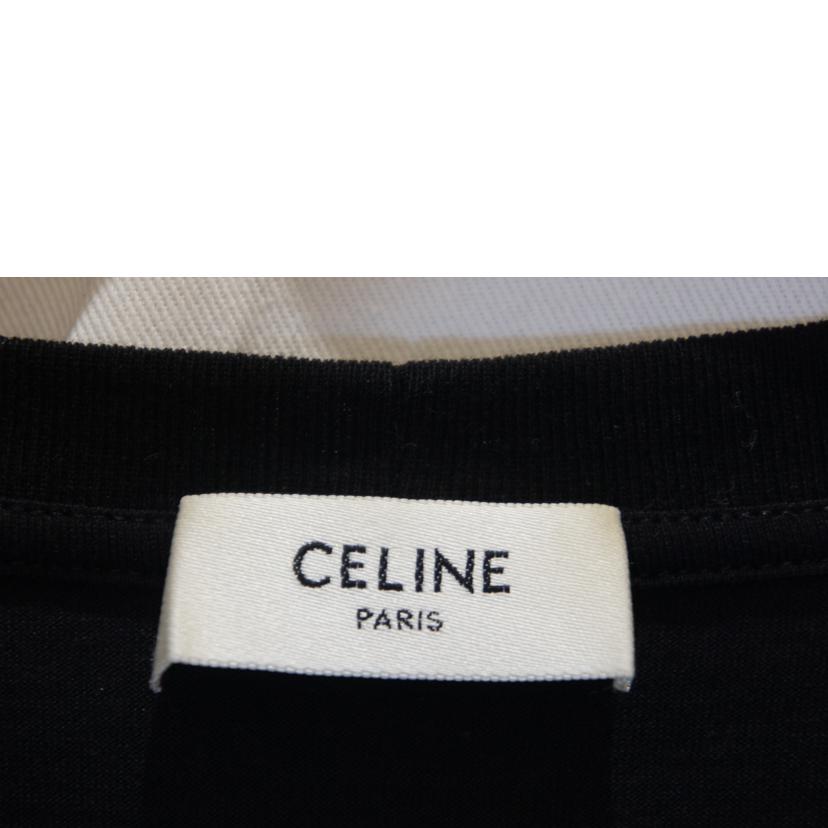 ＣＥＬＩＮＥ セリーヌ/ロゴルーズＴシャツ　　ＢＬＫ／ＷＨＴ/2X764671Q//ABランク/94