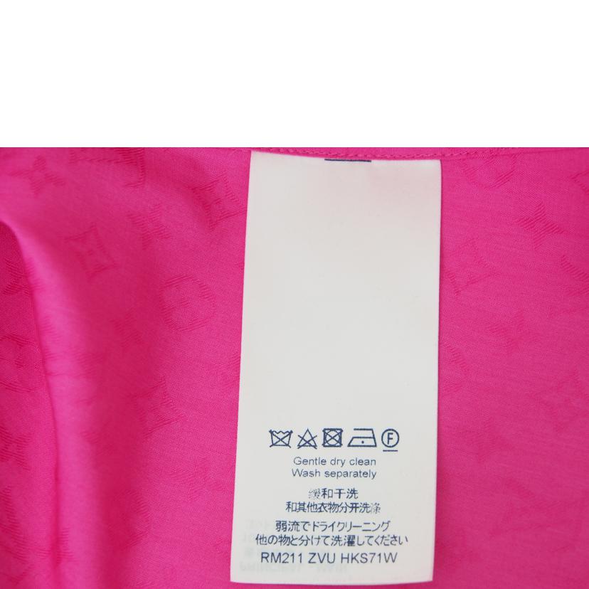 ＬＯＵＩＳ　ＶＵＩＴＴＯＮ ルイヴィトン/２１ＳＳ　モノグラム　長袖シャツ　ボタンシャツ　総柄　ピンク//Aランク/78