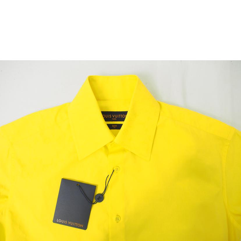 ＬＯＵＩＳ　ＶＵＩＴＴＯＮ ルイヴィトン/２１ＳＳ　モノグラム　長袖シャツ　ボタンシャツ　総柄　イエロー//Aランク/78