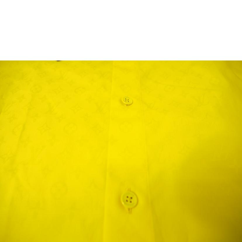 ＬＯＵＩＳ　ＶＵＩＴＴＯＮ ルイヴィトン/２１ＳＳ　モノグラム　長袖シャツ　ボタンシャツ　総柄　イエロー//Aランク/78