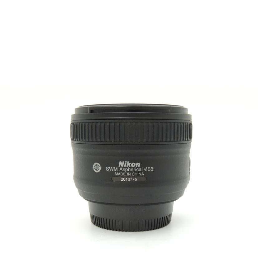 Ｎｉｋｏｎ ニコン/単焦点レンズ/AF-S 50mm F1.8 G//2016775/Bランク/69