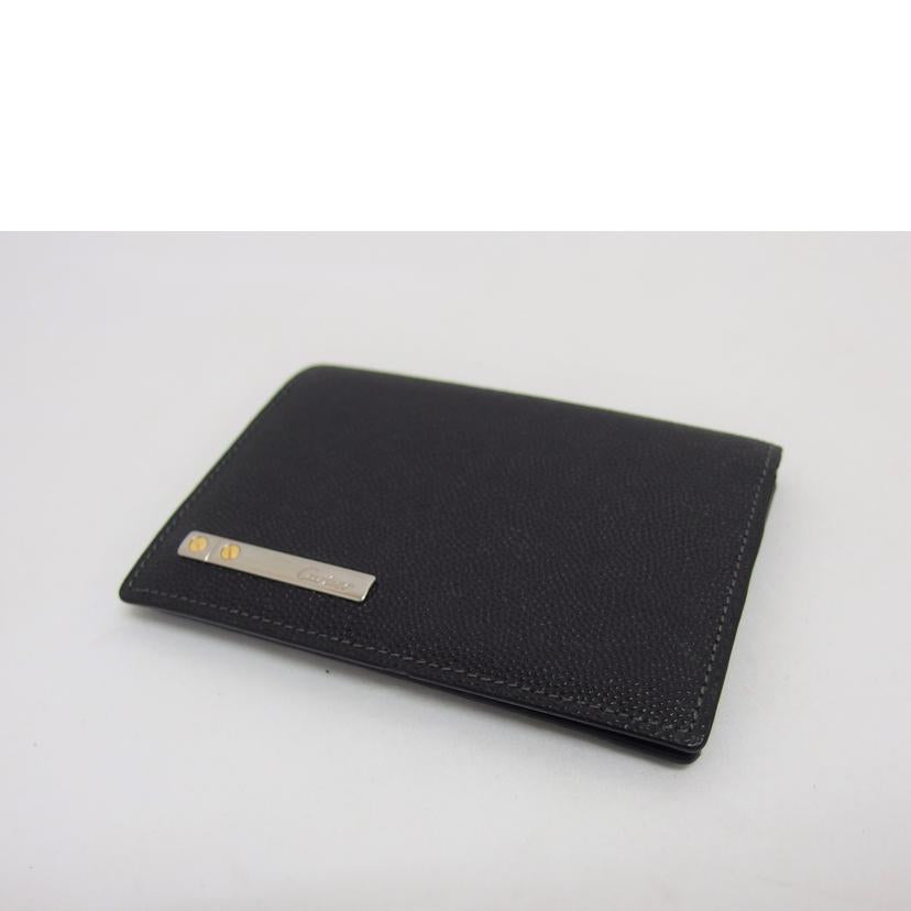 Ｃａｒｔｉｅｒ カルティエ/レザー二つ折り名刺入れ／ブラック//Bランク/04