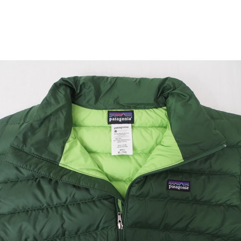 patagonia パタゴニア フード ダウンジャケット グリーン　レディースＳ patagonia ダウンジャケット緑 パタゴニア/レディース