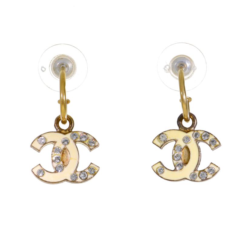 ＣＨＡＮＥＬ シャネル/ココマークラインストーンピアス//07A/Bランク/09