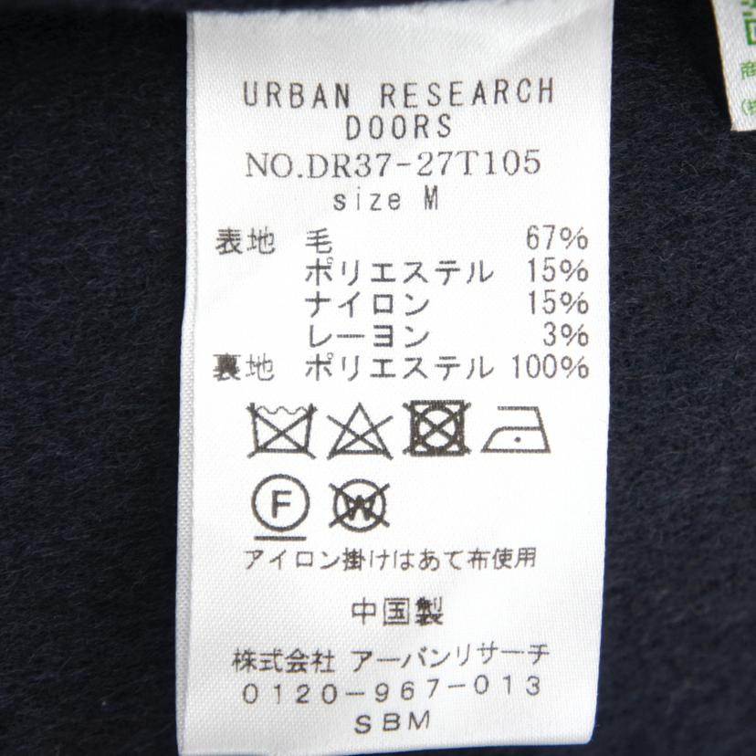 ＵＲＢＡＮＲＥＳＥＡＲＣＨ　ＤＯＯＲＳ アーバンリサーチドアーズ/ウールノーカラーミドルコート/DR37-27T105//SAランク/09